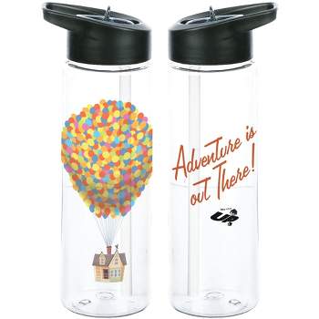 Pixar Collections UP Transparent Print 24 Ounce BPA-Free UV Plastic Water Bottle