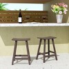WestinTrends Outdoor Patio Adirondack Counter Height Stool Chair - 2 of 4