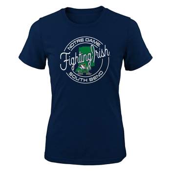 NCAA Notre Dame Fighting Irish Girls' Short Sleeve Crew Neck T-Shirt