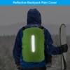 Unique Bargains Waterproof Backpack Rain Cover with Vertical Reflective Strap - 4 of 4