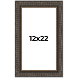 PosterPalooza | Museum Brown Picture Frame - UV Acrylic, Foam Board Backing, Hanging Hardware - 1 of 4