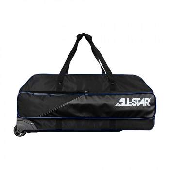 All Star Wheeled Pro Model Players Catcher's Bag with Bat Sleeve
