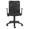 Budget Mesh Task Chair with T-Arms Black - Boss Office Products - image 4 of 4