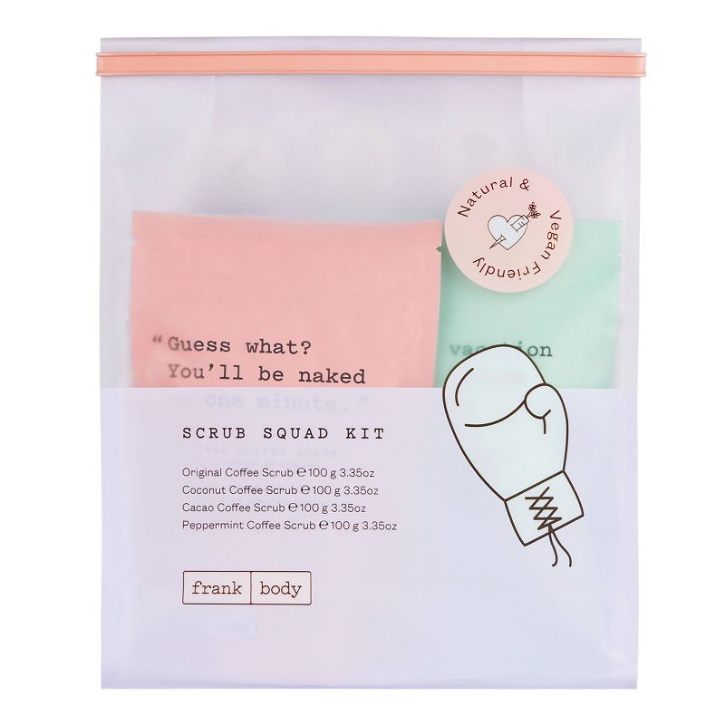 Frank Unscented Body Scrub Squad Kit - 4ct/3.35oz each, 3 of 10