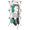 mDesign Tall Metal Foldable Laundry Clothes Drying Rack Stand - image 4 of 4