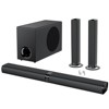 MOVSSOU 120W Sound Bar with Subwoofer 5.0 Bluetooth Soundbar for Smart TV Volume Boost 2 in 1 Detachable TV Sound Bar - 2 of 4