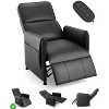 PU Leather Recliner Chair - Power Adjustable Single Sofa with Remote Control - 3 of 4