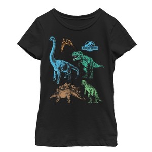 Girl's Jurassic World Dinosaur Party T-Shirt - 1 of 3