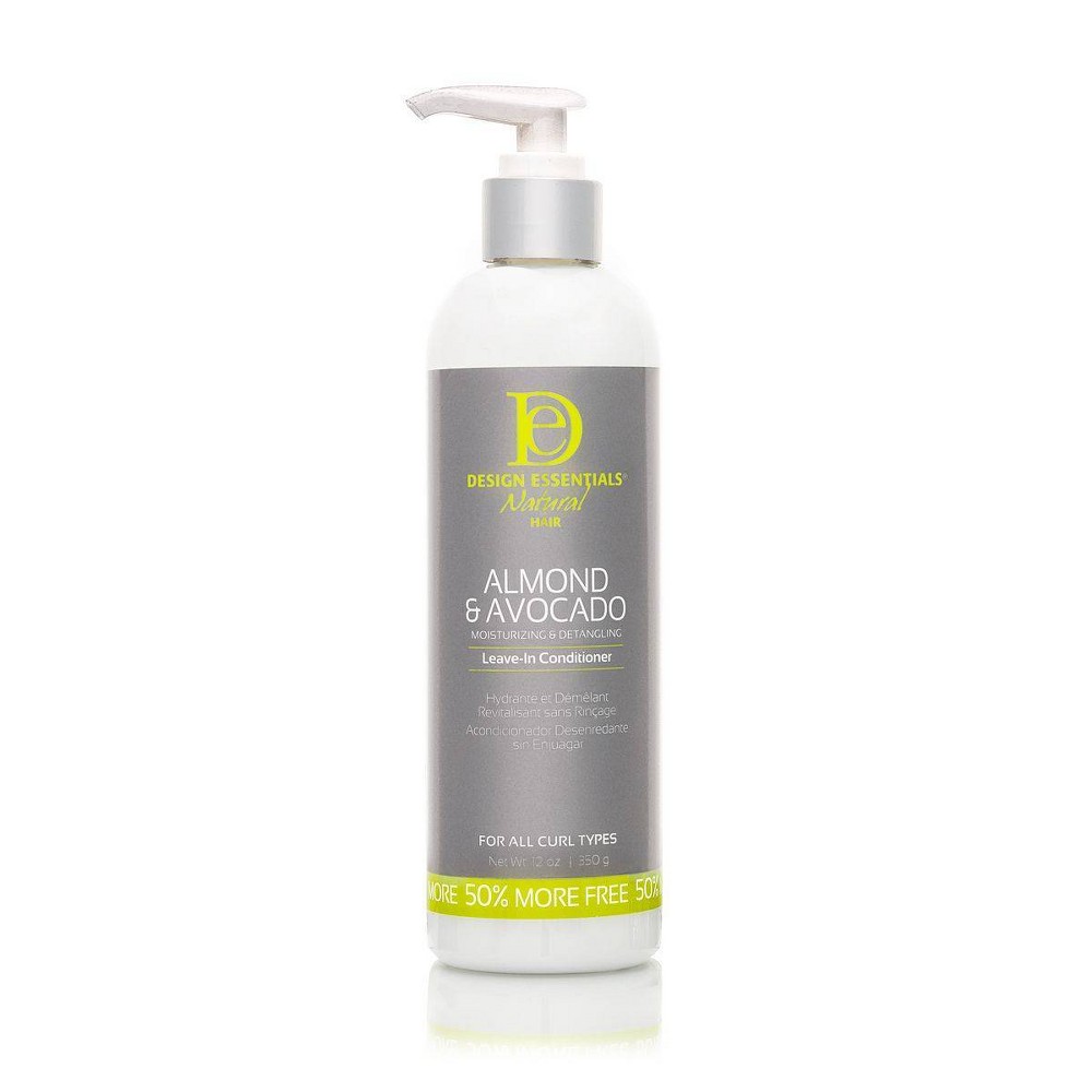 Photos - Hair Product Design Essentials Almond Avocado Leave In Conditioner - 12oz