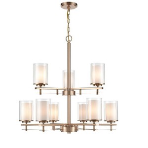 Millennium Lighting Huderson 9 - Light Chandelier in  Modern Gold - 1 of 1