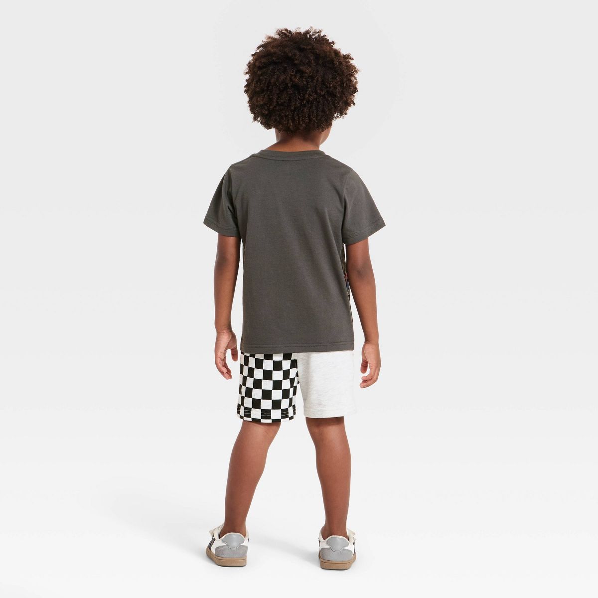 Toddler Boys' 2pc Hot Wheels Monster Truck T-Shirt & Shorts Set - Gray - thumbnail 2