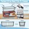 LunaLulinlk Freezer Organizer Bins-8 Pack Stackable Chest Freezer Baskets for 7 CU.FT Deep Freezer, Sort Frozen Meats and Ice Cream - 2 of 4
