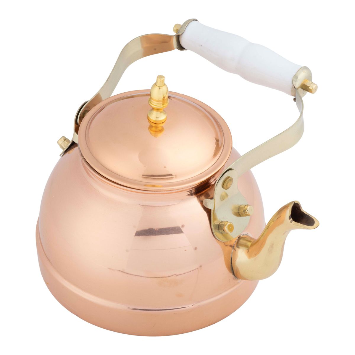 Classic Cuisine 7.25C/1.8Q Copper Tea Kettle