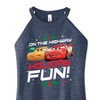 Women's - Disney - On The Highway To Holiday Fun Graphic High Neck Tank - 2 of 3