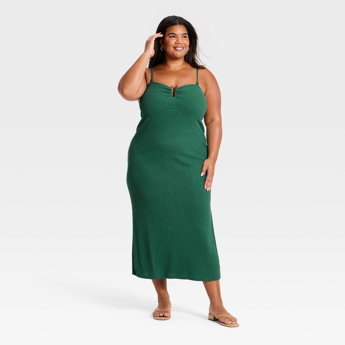 Women's Textured Knit Maxi Dress - A New Day™ - thumbnail 6