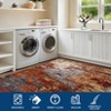 Modern Area Rug Washable Non-Slip Abstract Floor Mat, Non-Shedding Contemporary Accent Rug - 4 of 4