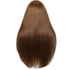 Jessie's Wig 20 Inch Straight Layered Wig 13x5 Pre Cut Lace Brown ColorWig With Bangs 1 Pcs/Pack - 2 of 4