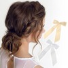 Unique Bargains Fashion Double Ribbon Hair Clips Hairdo Clip 2 Pcs - 3 of 4