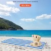 Angel Sar Beach Towel 4 Pack, 30x60 Inch 100% Cotton Pool Towels, Quick Dry Swimming Towels for Outdoor Travel - 3 of 4