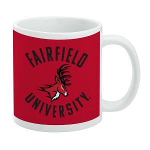 Fairfield University Stags Logo Ceramic Coffee Mug Novelty Gift Mugs for Coffee Tea and Hot Drinks 11oz White - 1 of 4