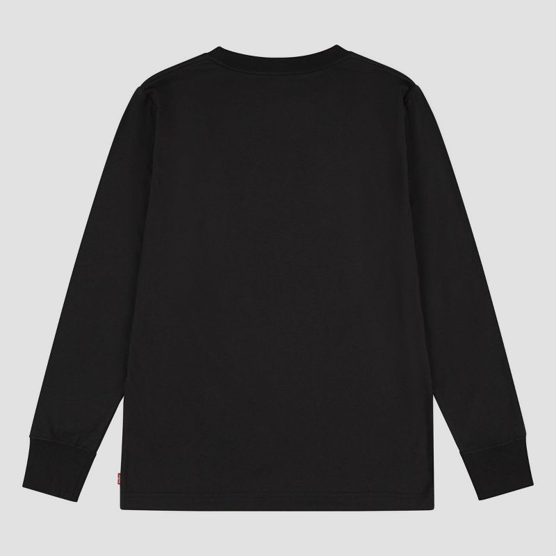 Levi's® Boys' Long Sleeve Logo Graphic T-Shirt - Black, 2 of 5