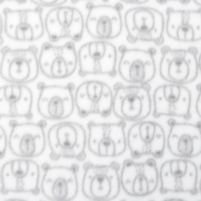 HALO Innovations Microfleece Sleepsack Swaddle Wrap - Bear Faces - S, 3 of 5