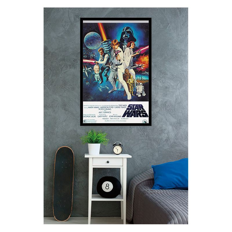 24X36 Star Wars - V One Sheet Framed Poster Trends International, 4 of 7