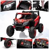 12V Kids Ride On Car, UTV Truck with Remote Control,4WD/2WD Switchable, Electric Vehicle with 4 Spring Suspension ,EVA Tires, Safety Belt, for 3+ - 3 of 4