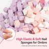 SAVILAND Pro Ombre Sponge Kit - 100-Count Purple Gradient Tools w/Tweezer Pen for Aura Nails Salon & DIY. - 4 of 4