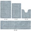 Lux Premium 100% Cotton Tufted Solid Reversible 4 Piece Bath Rug Set – Ultra-Soft, Water-Absorbent, Durable, Machine Washable Bathroom Rug - 2 of 4
