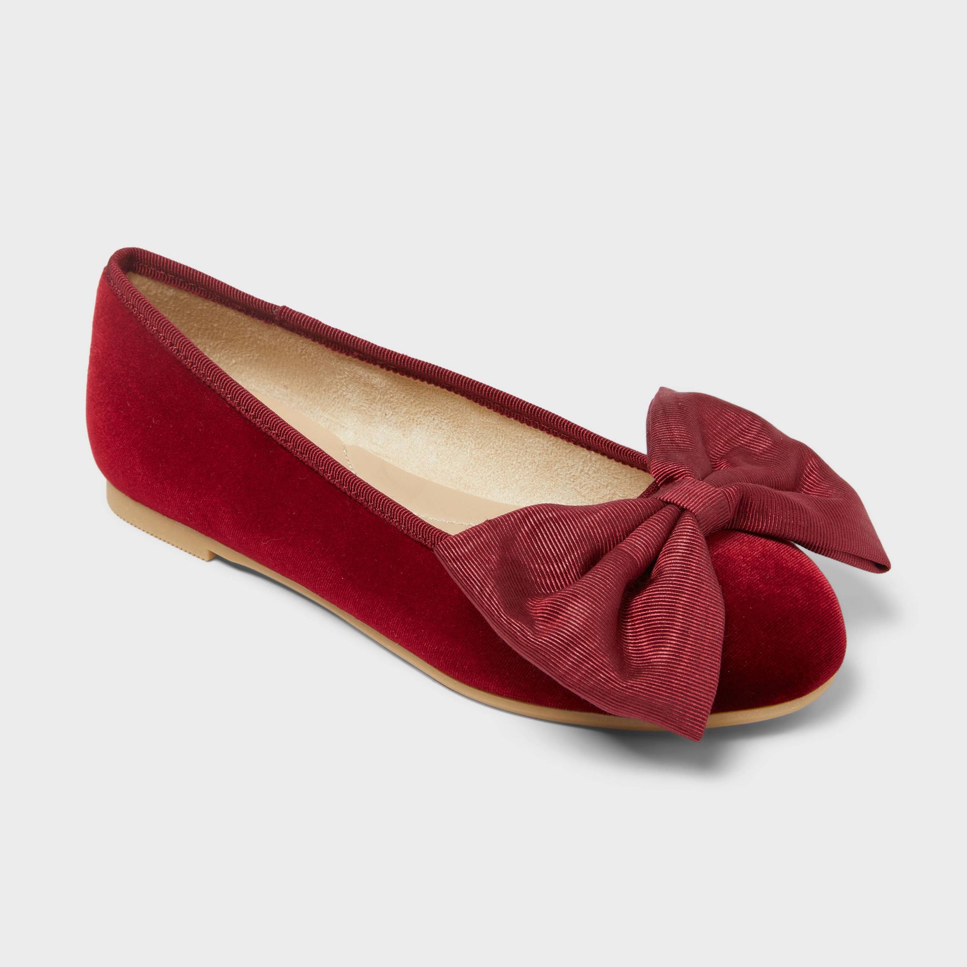 Girls' Perla Ballet Flats - Cat & Jack™ Red