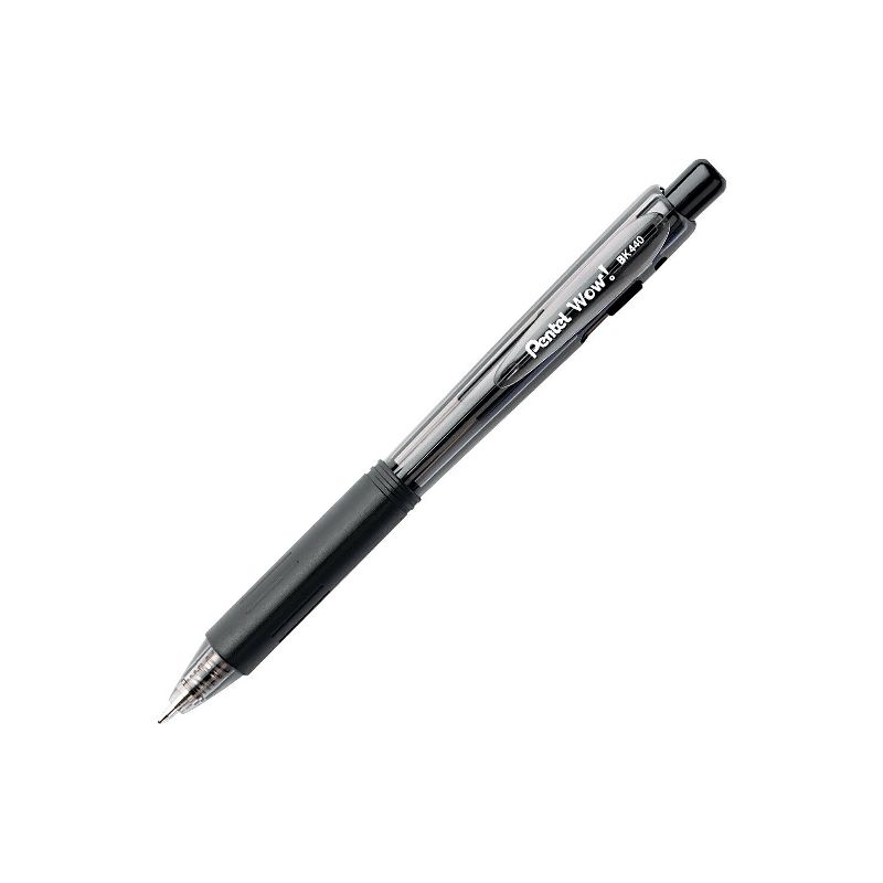 Pentel WOW Retractable Ballpoint Pens Medium BK440PC18M, 2 of 3