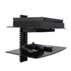 MegaMounts Tempered Glass Double Shelf Single Stud Wall Mount - 2 of 4