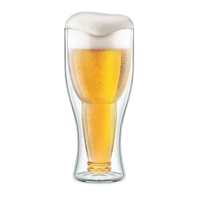 Final Touch Bottoms Up 15.2 Ounce Beer Glass