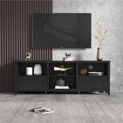 70 Inch Length Tv Stand 2 Drawers And 4 High capacity Storage Compartment Television Table Tv Console Table cuddlewood Target