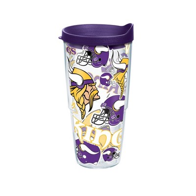  Tervis NFL Minnesota Vikings All Over 24oz Tumbler with lid 