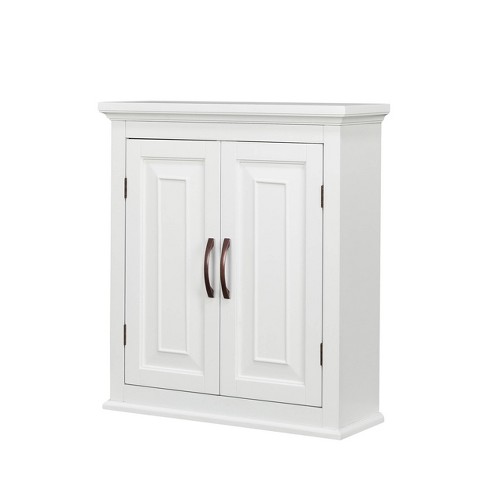 St.James Two Door Wall Cabinet White - Elegant Home Fashion - image 1 of 4