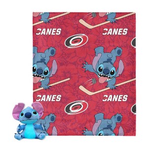 NHL Slapstick Stitch Hugger Pillow & Silk Touch Throw Blanket Set 40x50 Inches - 1 of 4