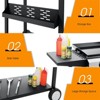 SUGIFT 3-Burner 30000 BTU Propane Gas Grill with Side Board - 4 of 4