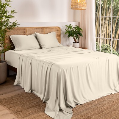 Rayon from Bamboo Solid Deep Pocket Sheet Set by Bare Home