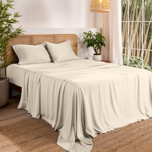 Rayon from Bamboo Solid Deep Pocket Sheet Set by Bare Home - 1 of 4