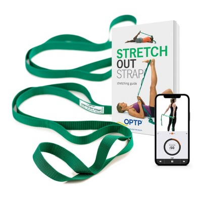 The Original Stretch Out Strap with Exercise Book, USA Made Stretch Out Straps for Physical Therapy, Yoga Stretching Strap, and Knee Therapy by OPTP