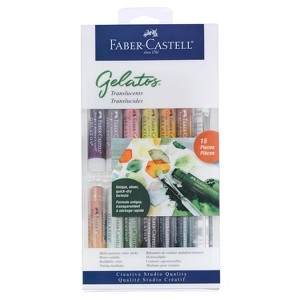 Faber-Castell 12pk 15pc Gelatos Translucents - 1 of 4