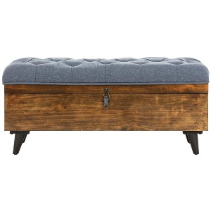Liam Tufted Cocktail Ottoman  - Safavieh - 1 of 4