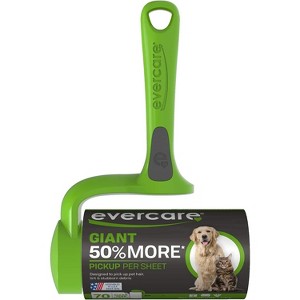 EVERCARE Giant Pet Extreme Stick With Comfortable T Grip Handle,70 Layers Lint Roller Pet Hair Remover - 1 of 3