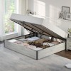 AMERLIFE Lift Up Storage Bed with Storage Underneath, No Headboard - 2 of 4