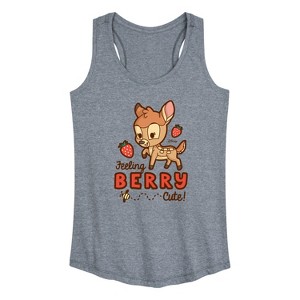 Women's - Disney - Feeling Berry Cute Graphic Racerback Tank - 1 of 4