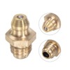 Unique Bargains Brass Straight Hydraulic Grease Fitting Accessories 10 Pcs - 4 of 4