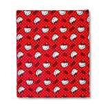 The Northwest Company Sanrio Hello Kitty Red Polka Dots Throw Blanket | 50 x 60 Inches
