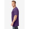 KingSize Men's Big & Tall Shrink-Less Lightweight Longer-Length V-Neck T-Shirt - 4 of 4